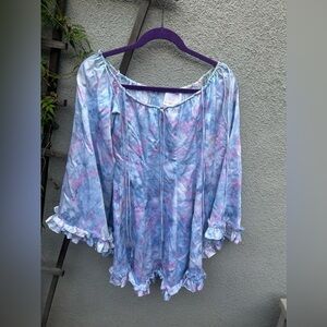 Selkie Mini Dress Watercolor